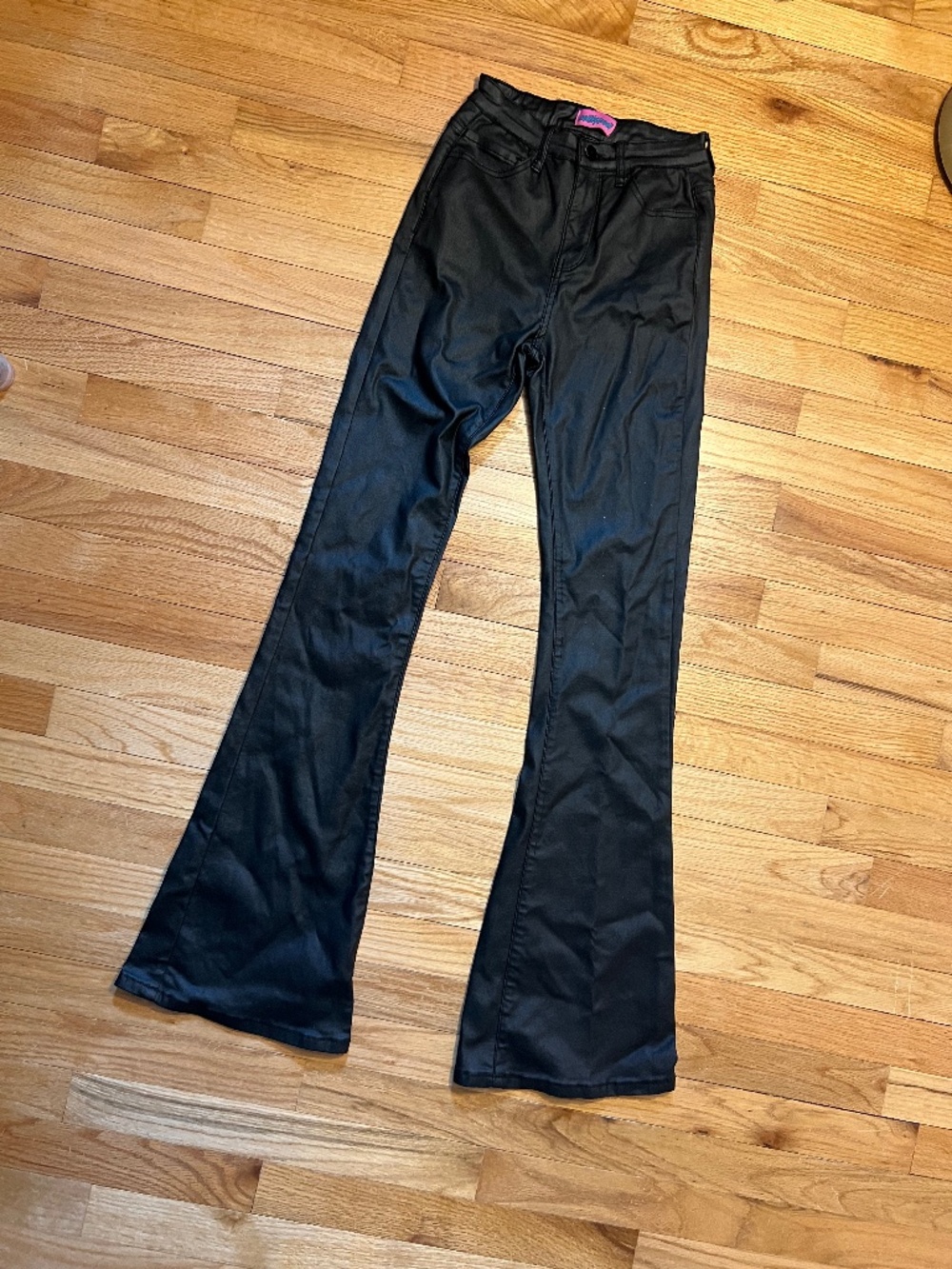 Edikted Black Bell Bottom Pants